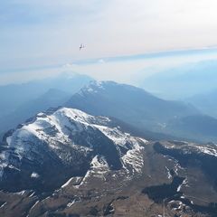 Flugwegposition um 14:49:36: Aufgenommen in der Nähe von Trient, Trentino, Italien in 2736 Meter